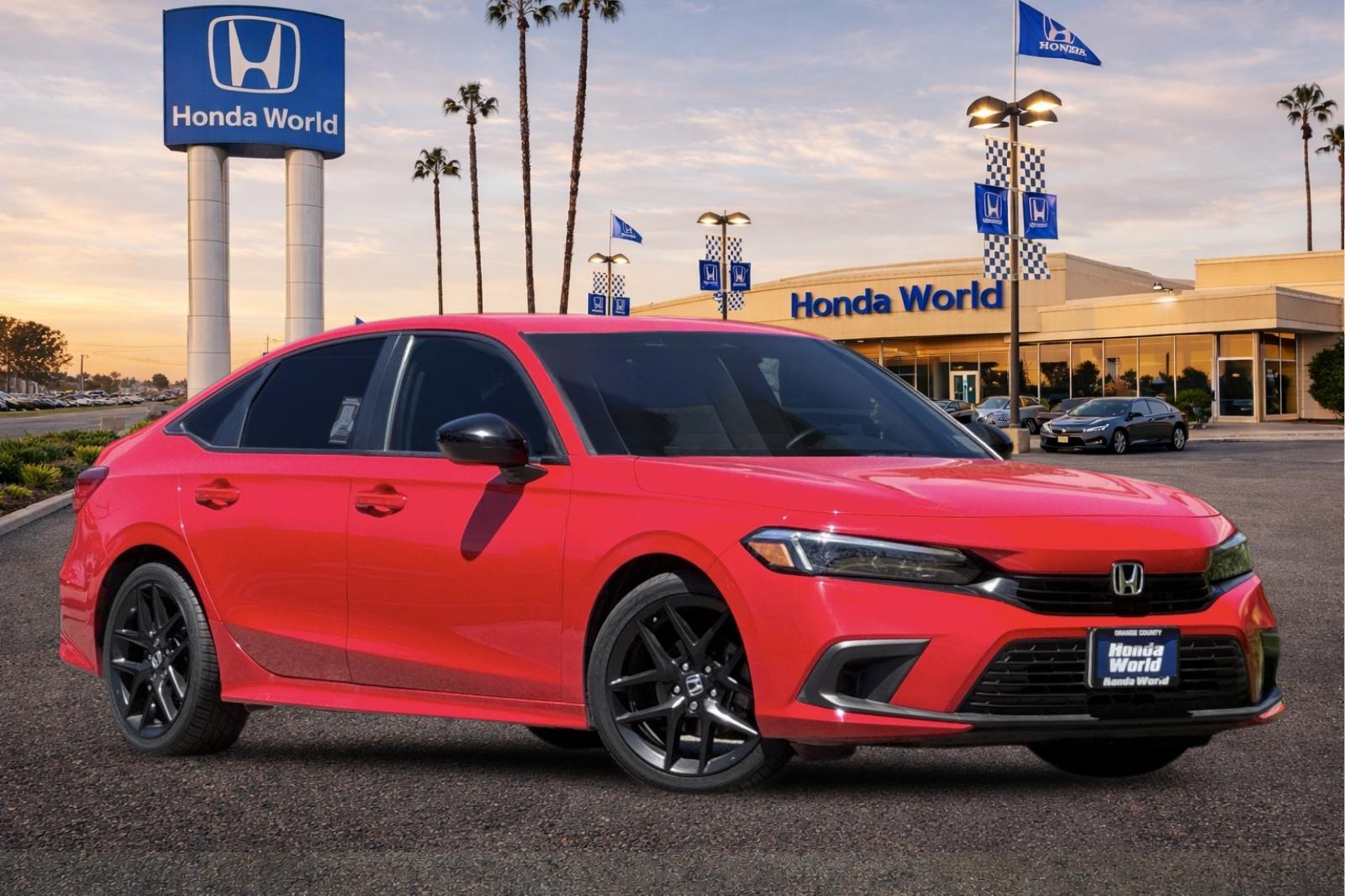 Certified Used 2023 Rallye Red Honda Sport image 2