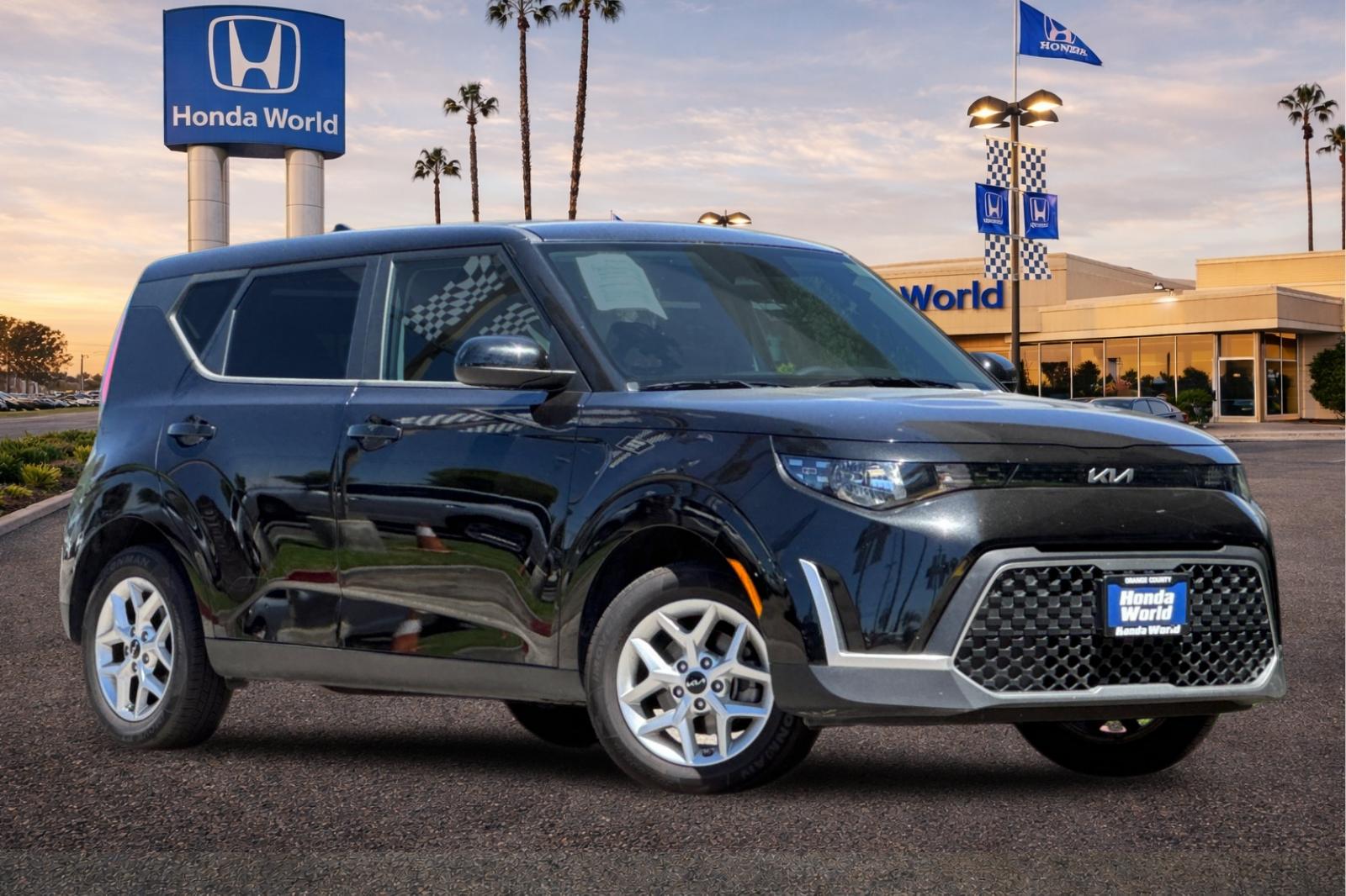 Used 2025 Black Kia LX image 2