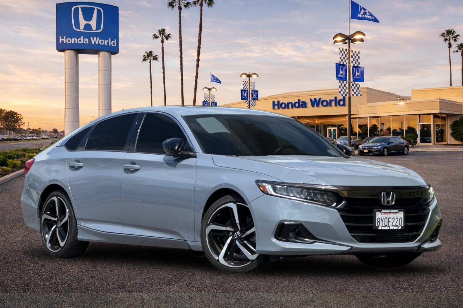 Used 2021 Sonic Gray Pearl Honda Sport 2.0T image 2