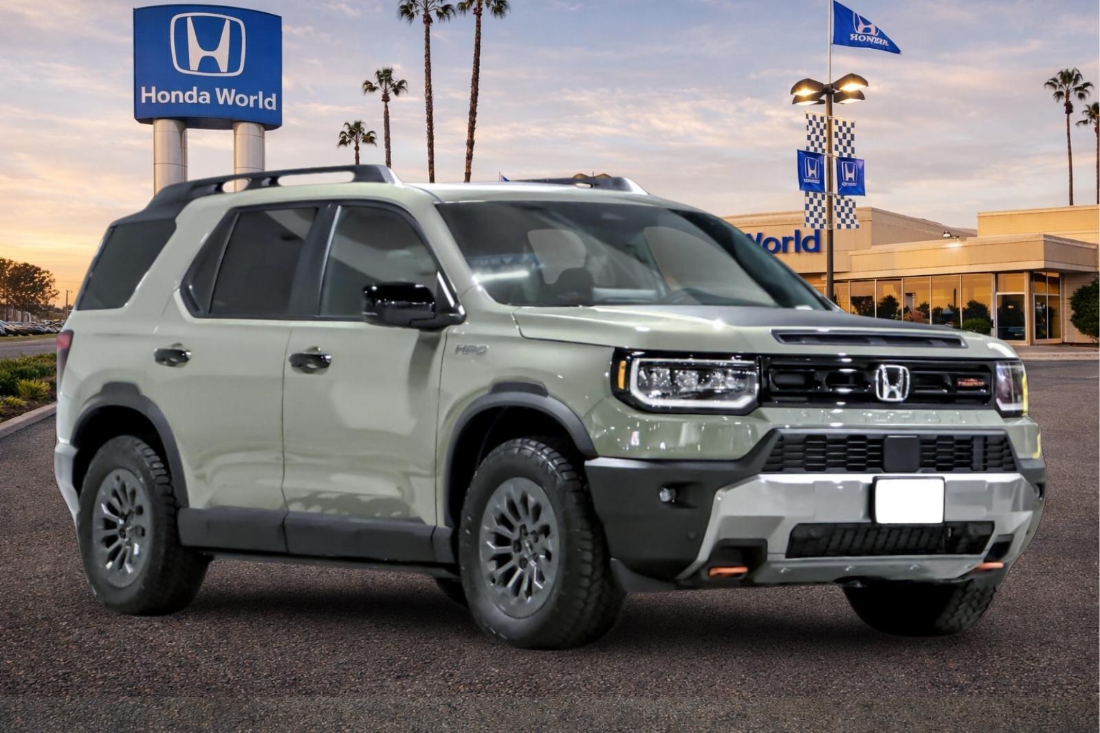 New 2026 Ash Green Metallic Honda TrailSport image 2