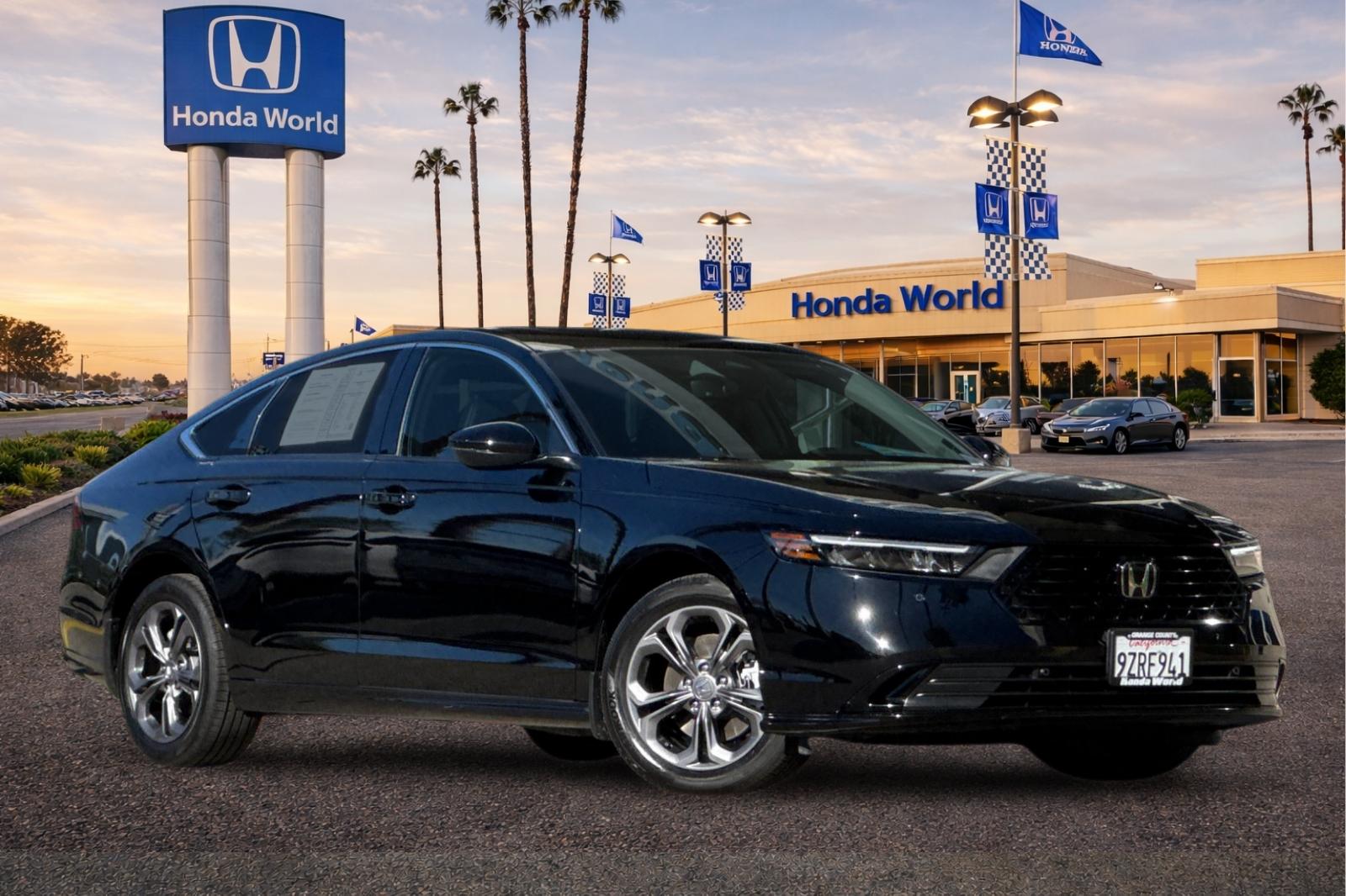 Certified Used 2026 Crystal Black Pearl Honda EX-L Hybrid image 2