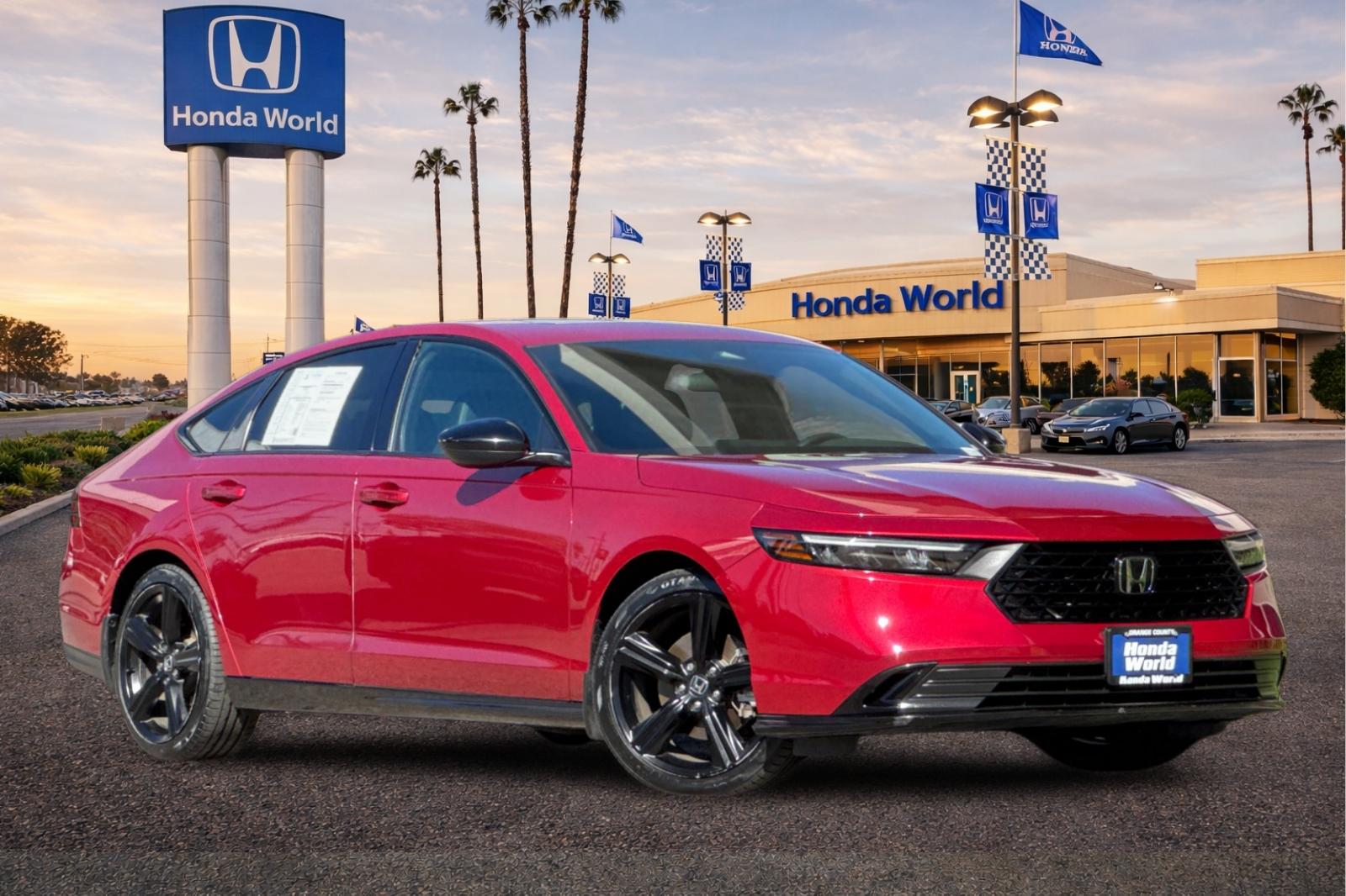 Certified Used 2023 Radiant Red Metallic Honda Sport-L image 2