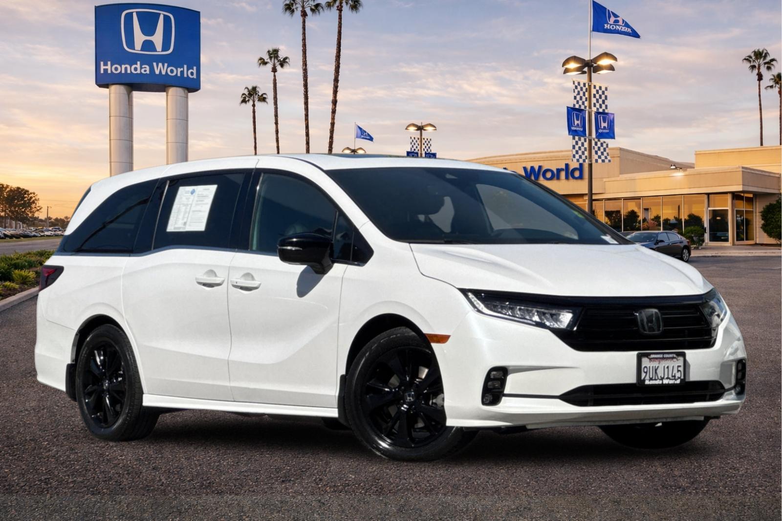 Certified Used 2024 Platinum White Pearl Honda SPORT image 2