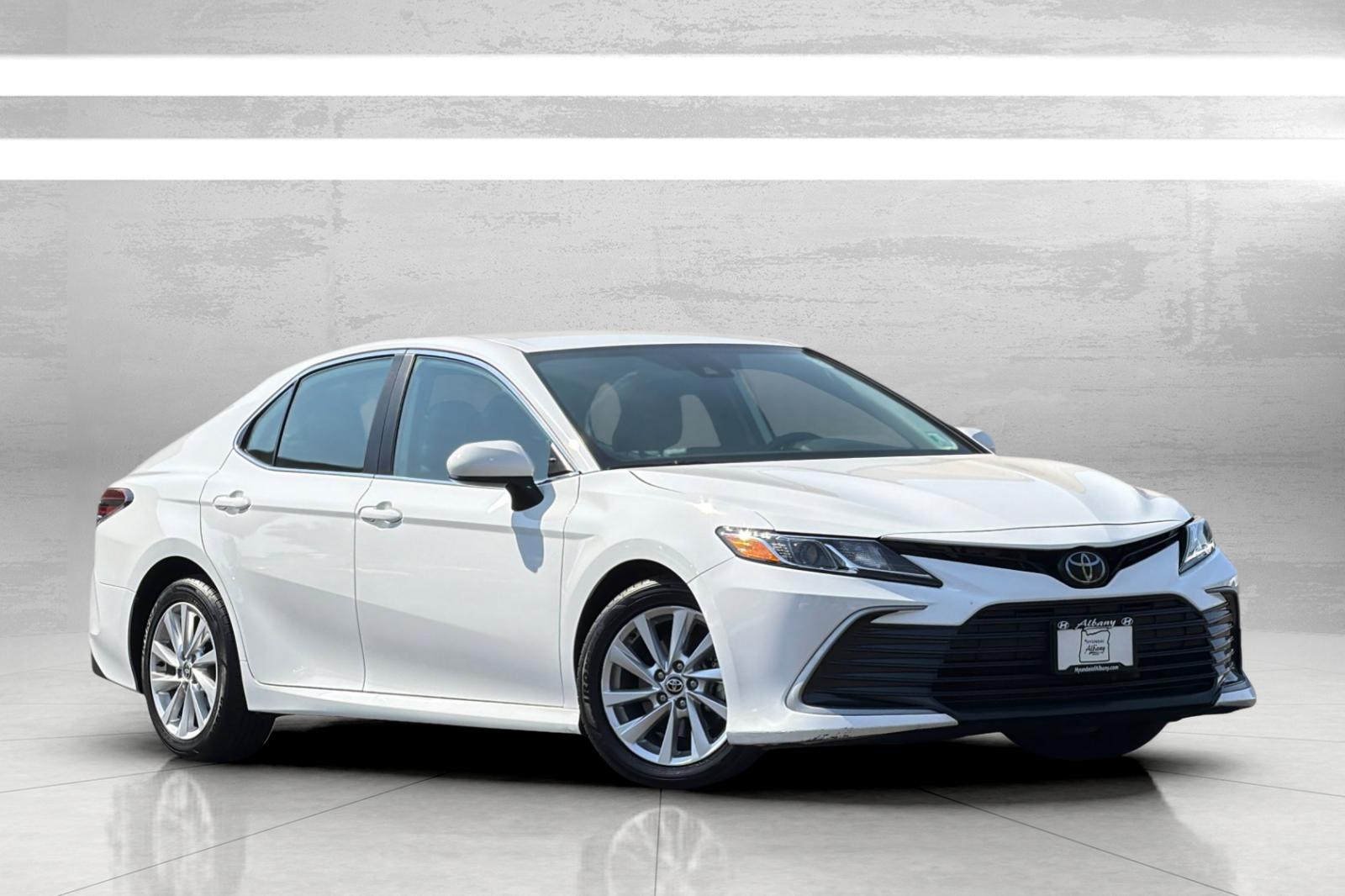 Used 2023 White Toyota LE image 2