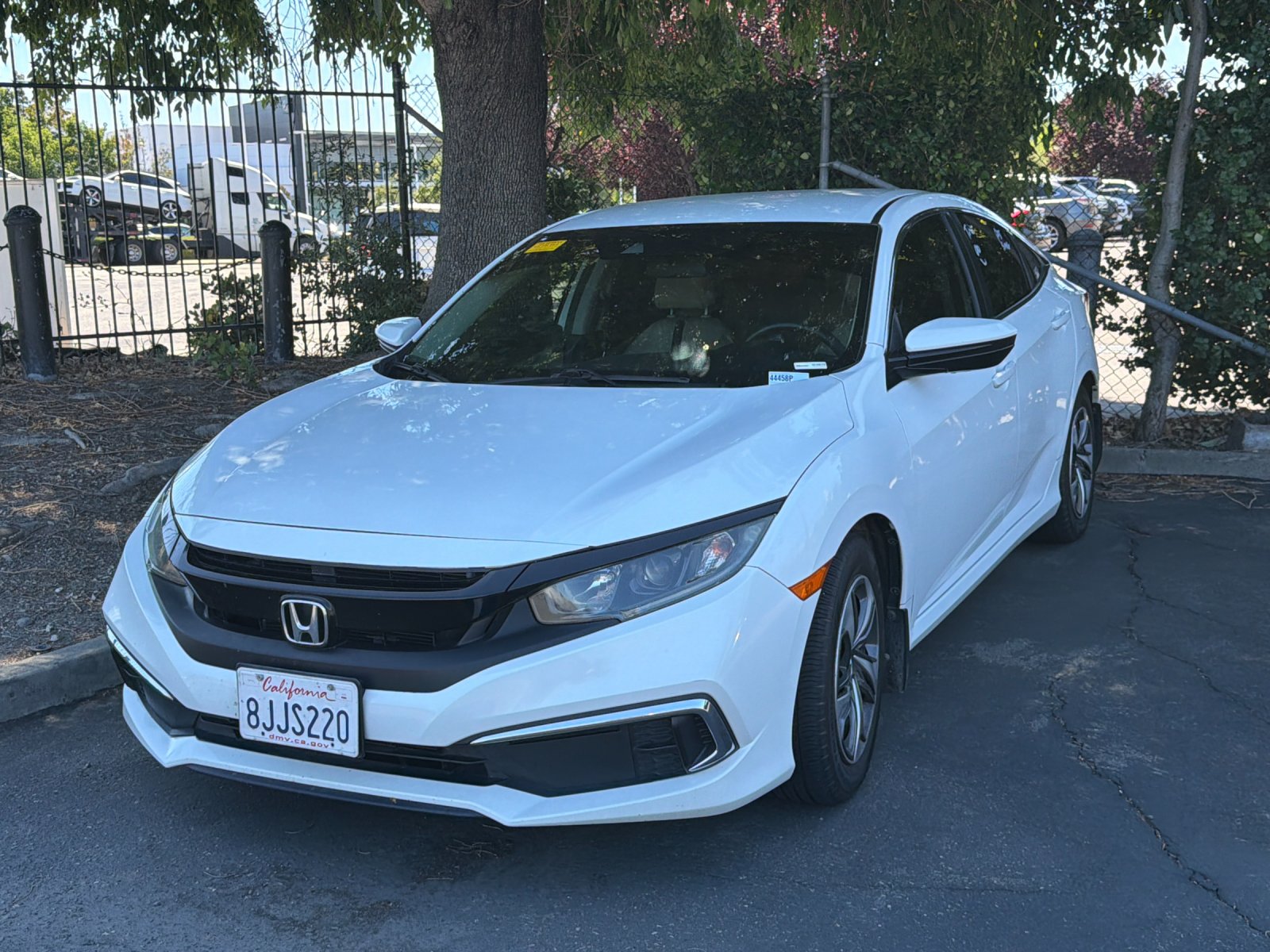 Used 2019 Honda Civic LX with VIN 2HGFC2F62KH528034 for sale in Pleasanton, CA