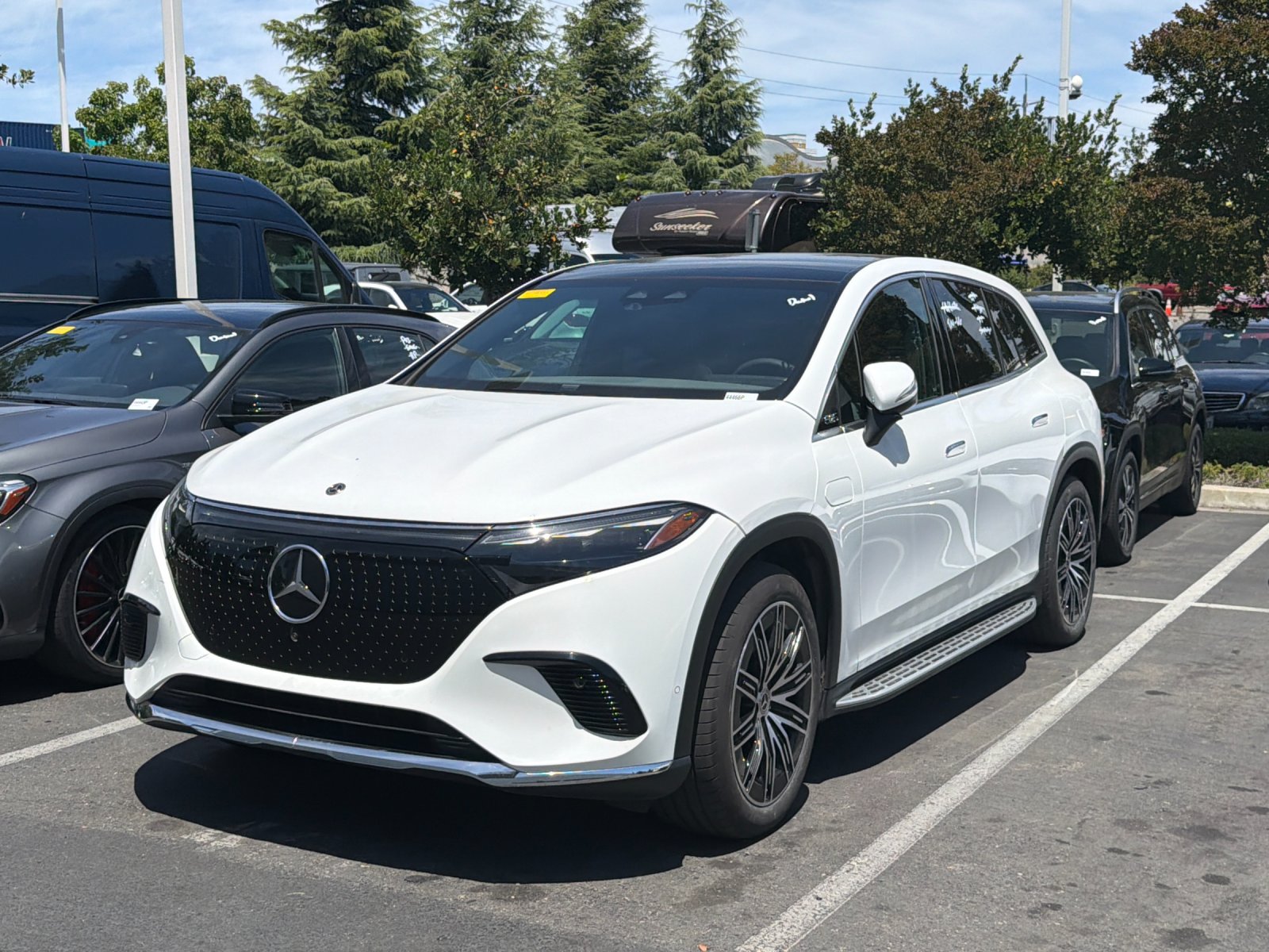 Certified 2023 Mercedes-Benz EQS SUV Base with VIN 4JGDM2DB4PA028624 for sale in Pleasanton, CA