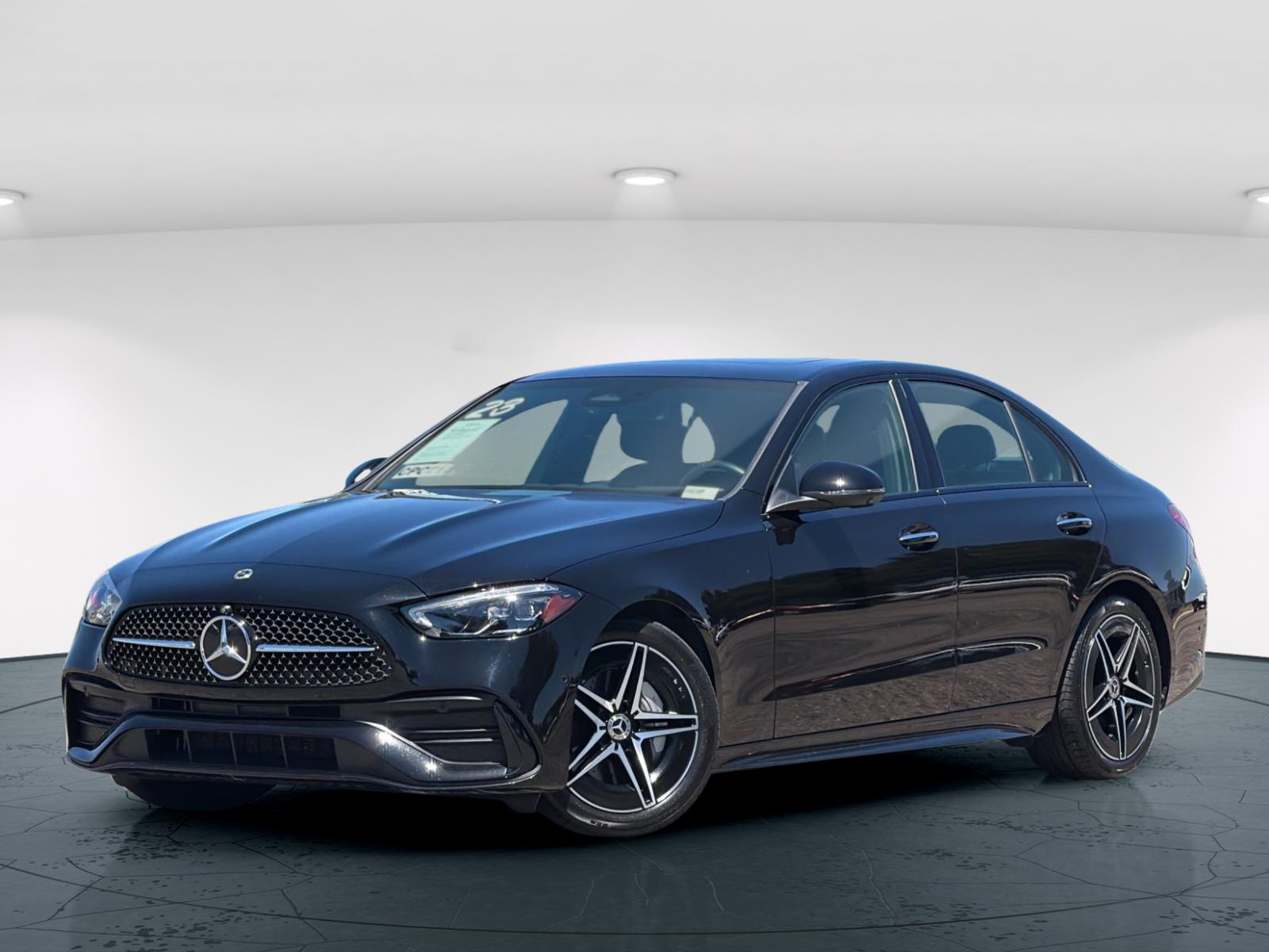 Certified Used 2023 Black Mercedes-Benz C 300 4D Sedan image 2