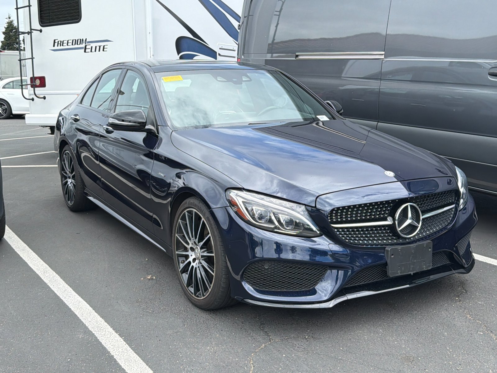 Used 2016 Lunar Blue Metallic Mercedes-Benz C 450 AMG® 4D Sedan 4MATIC®  image 2