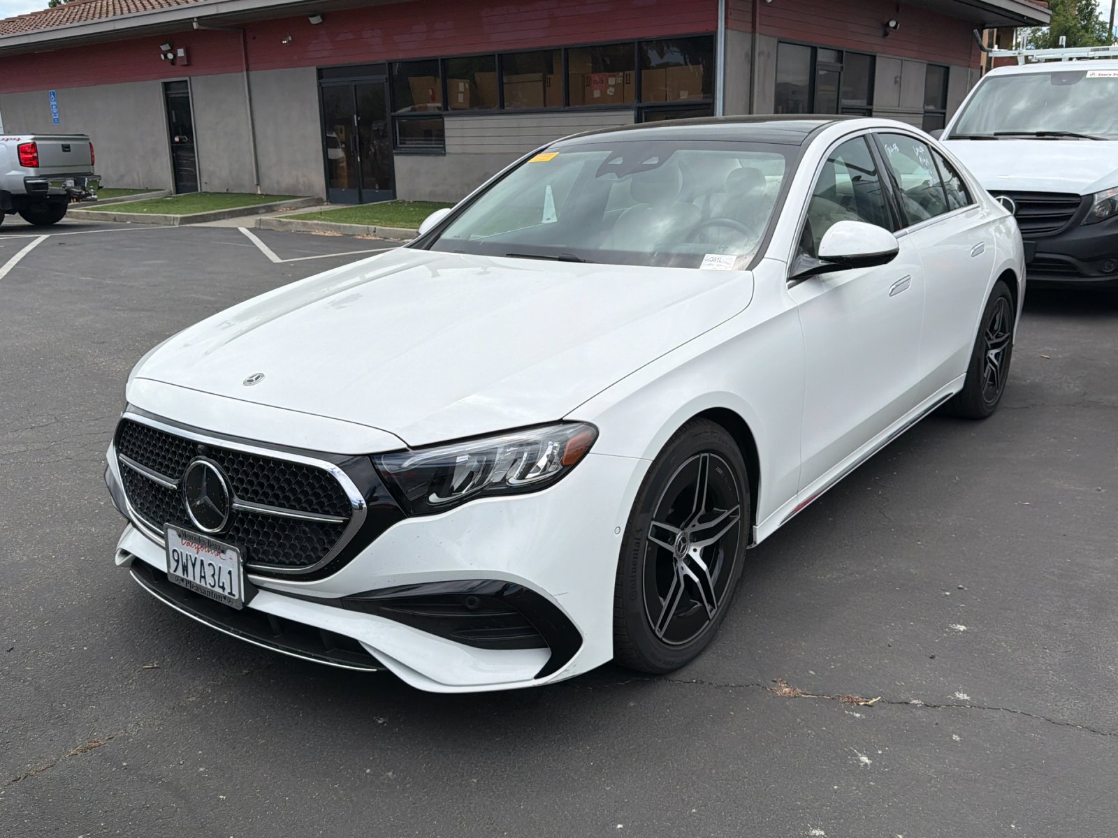 Certified Used 2026 Polar White Mercedes-Benz E 350 4D Sedan 4MATIC® image 2