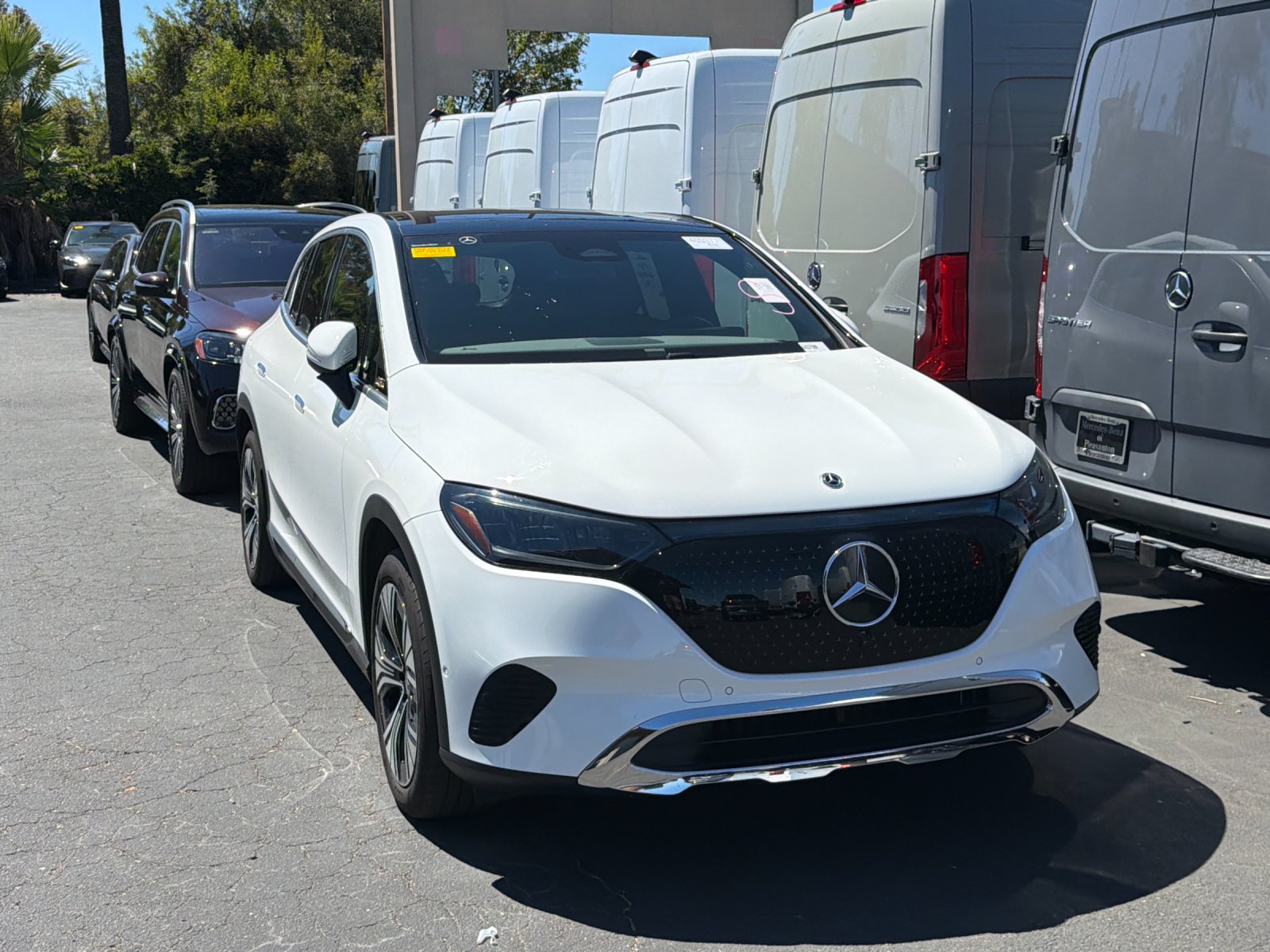Certified 2025 Mercedes-Benz EQE SUV Base with VIN 4JGGM2BB4SA065567 for sale in Pleasanton, CA