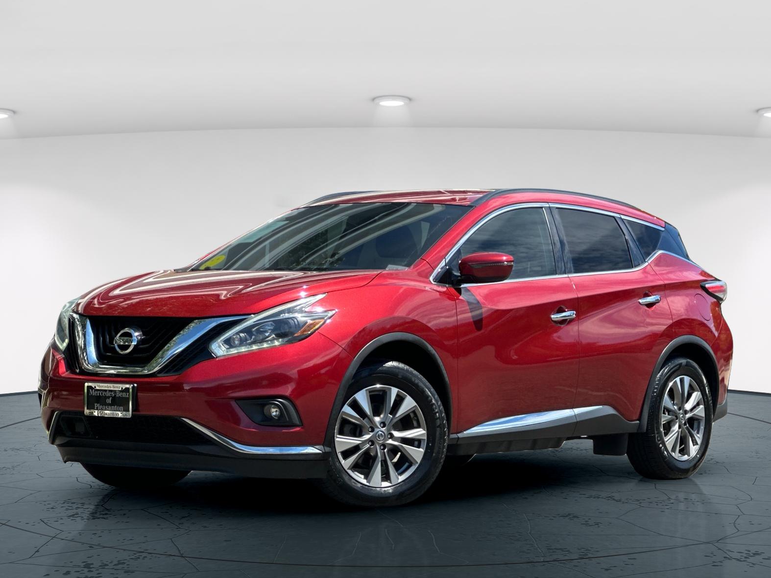 Used 2018 Nissan Murano SV with VIN 5N1AZ2MG7JN108192 for sale in Pleasanton, CA