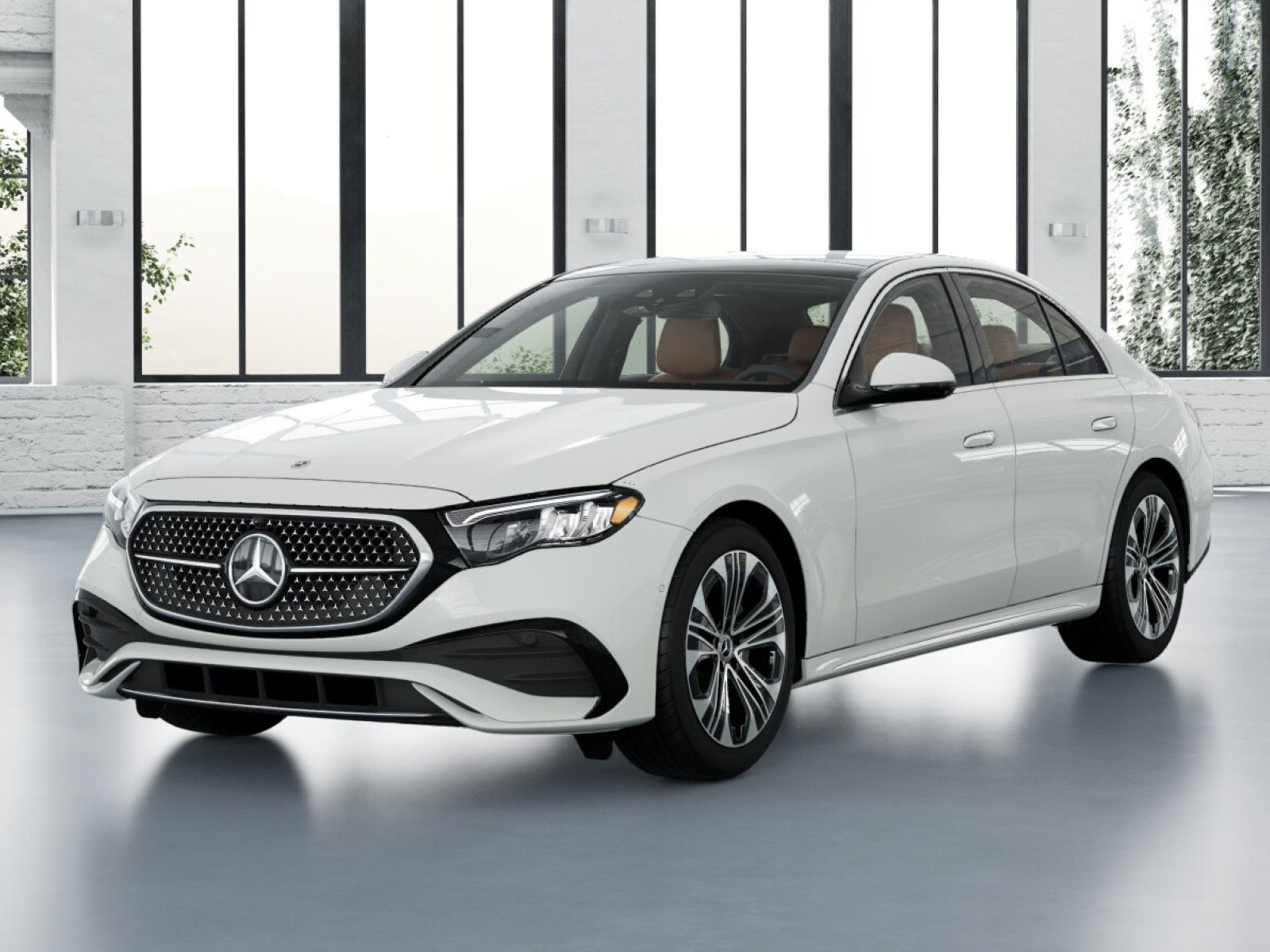 New 2027 Polar White Mercedes-Benz E 350 4D Sedan 4MATIC® image 2