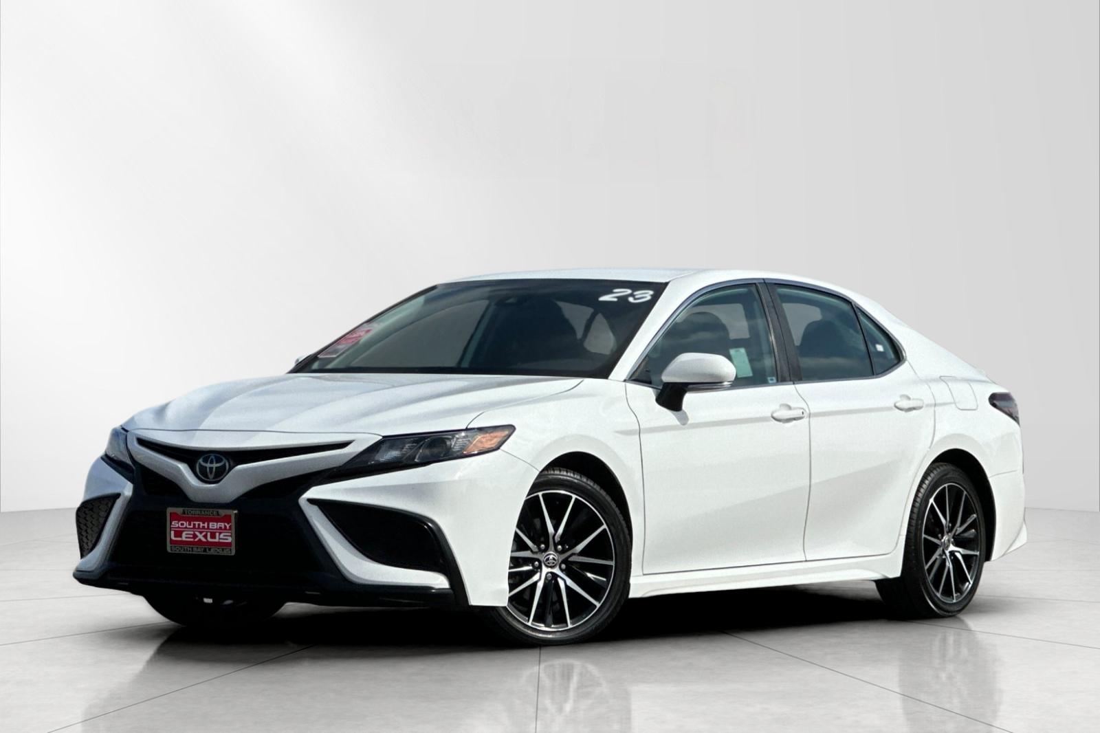 Used 2023 White Toyota SE image 2