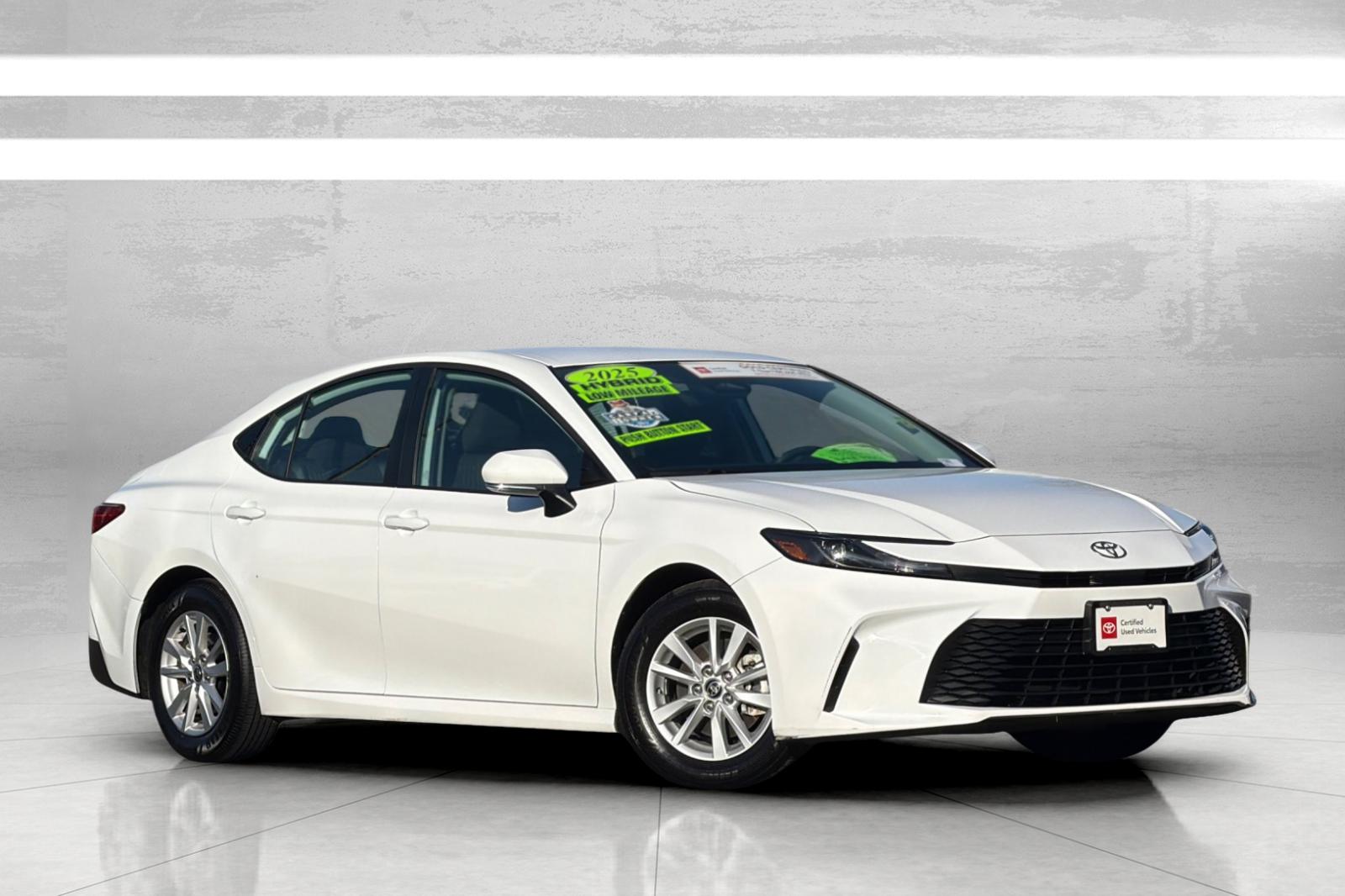 Used 2025 White Toyota LE image 2