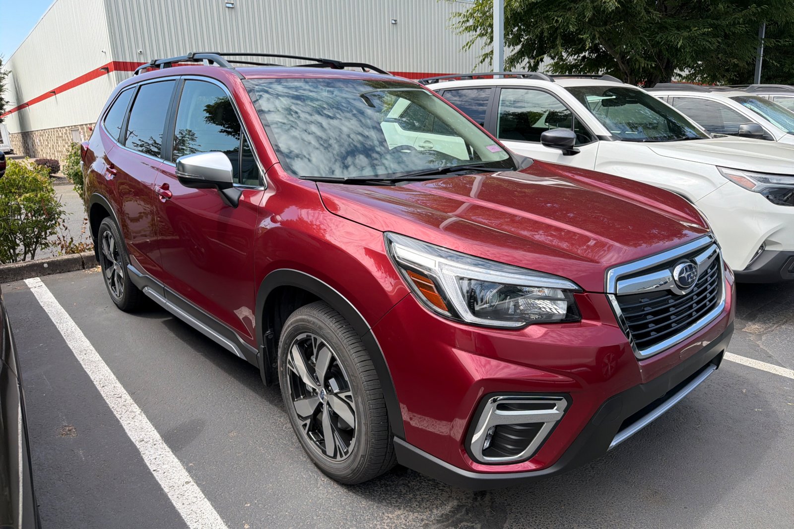 Used 2021 Red Subaru Touring image 2
