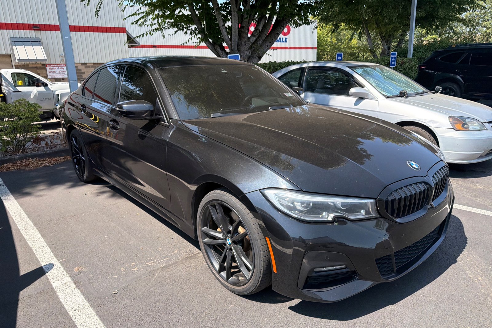 Used 2021 Black BMW 330e xDrive image 2