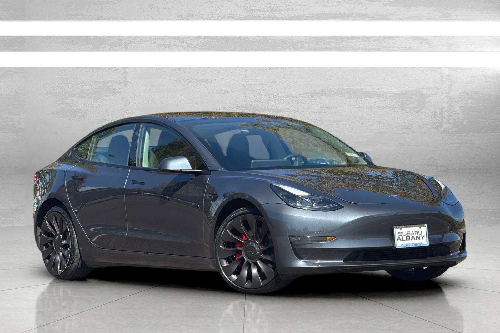 Used 2023 Tesla Model 3 Performance with VIN 5YJ3E1ECXPF512352 for sale in Albany, OR