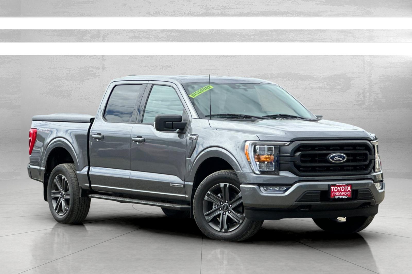 Used 2023 Gray Ford XLT Powerboost Full Hybrid image 2