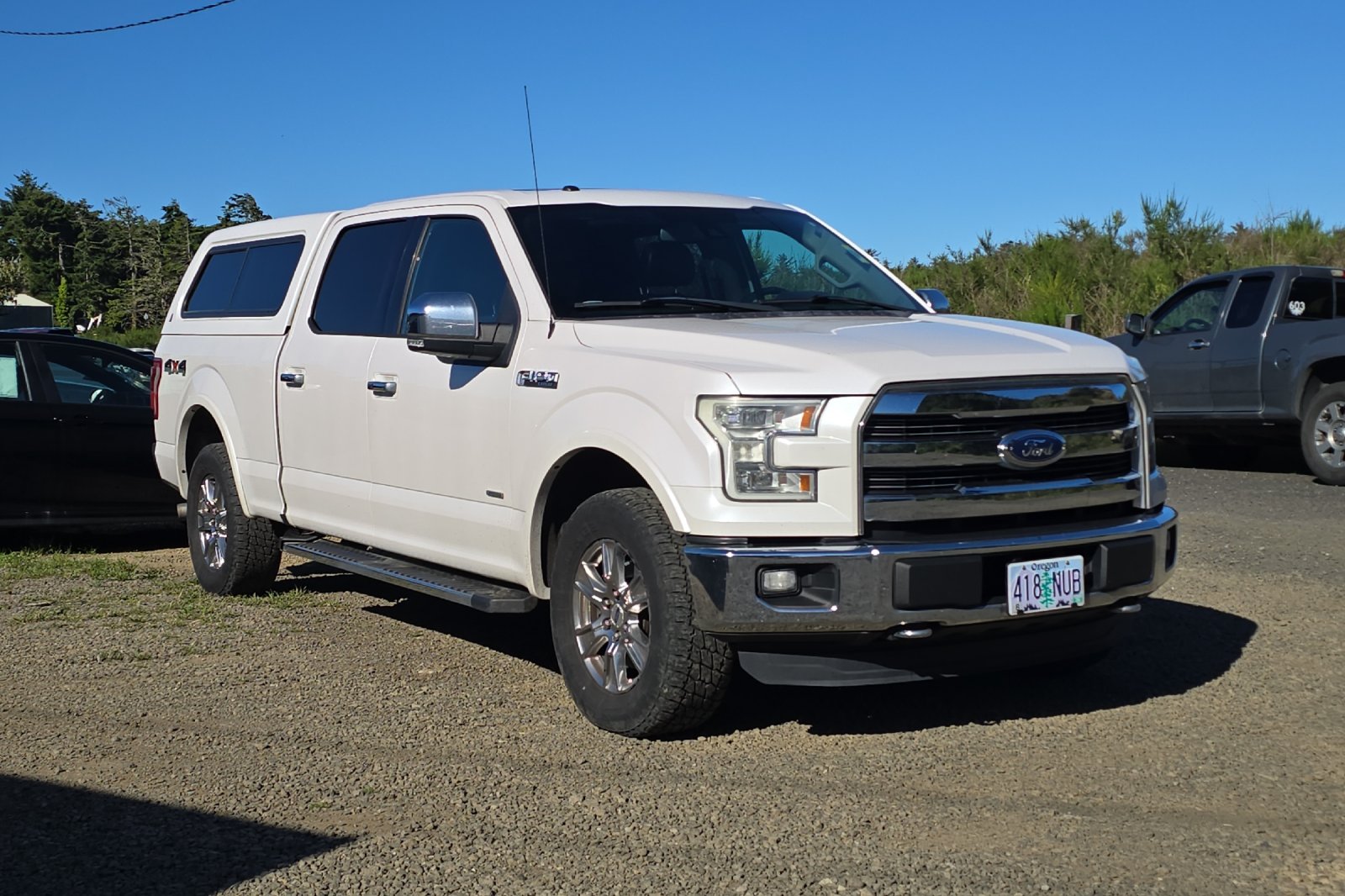 Used 2015 White Ford Lariat image 2