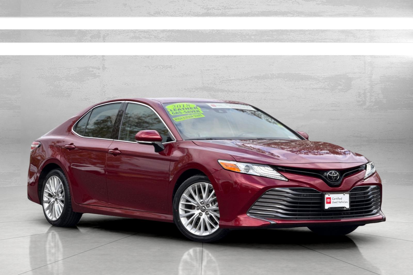 Certified Used 2018 Ruby Flare Pearl Toyota XLE image 2