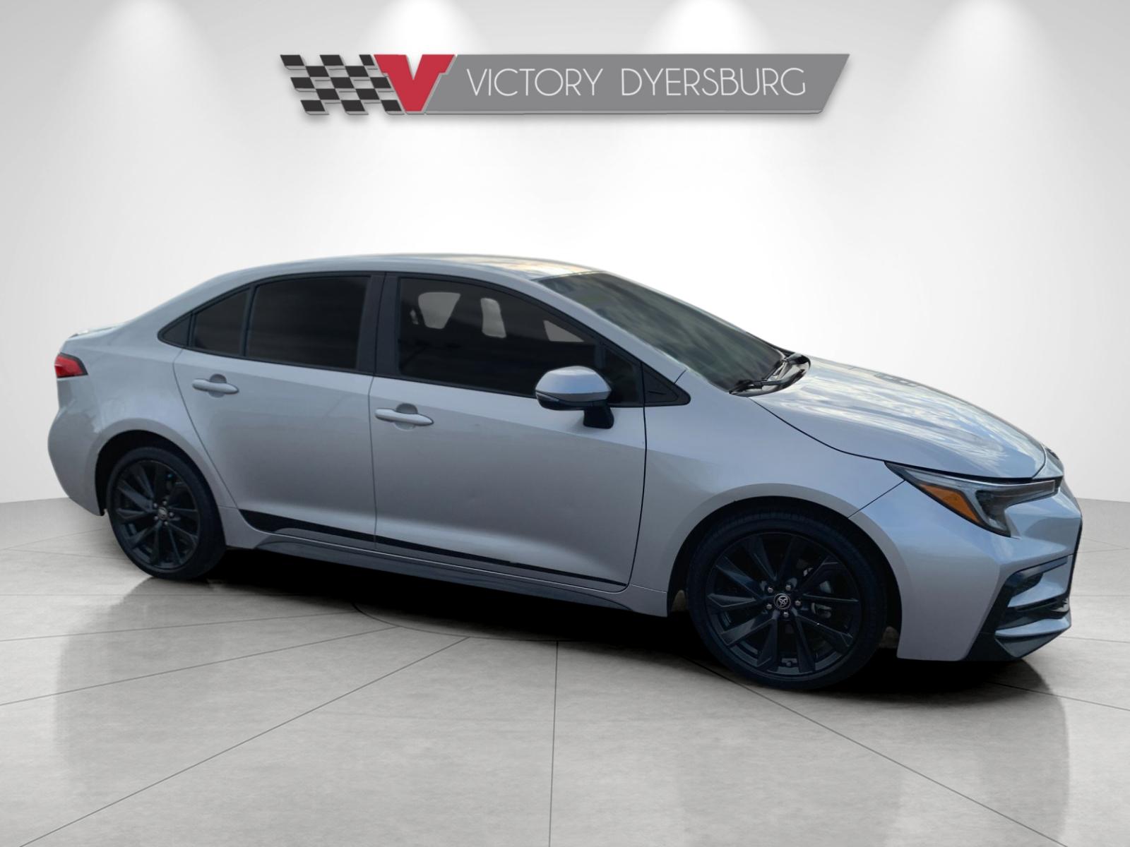 Used 2023 Silver Toyota SE image 2